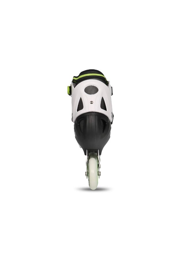 VIVA Inline Skates (80MM) Black/Green - LARGE (9-11 UK) - Image 3